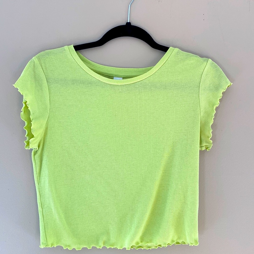 Bright green soft rubbed Old Navy Active t shirt